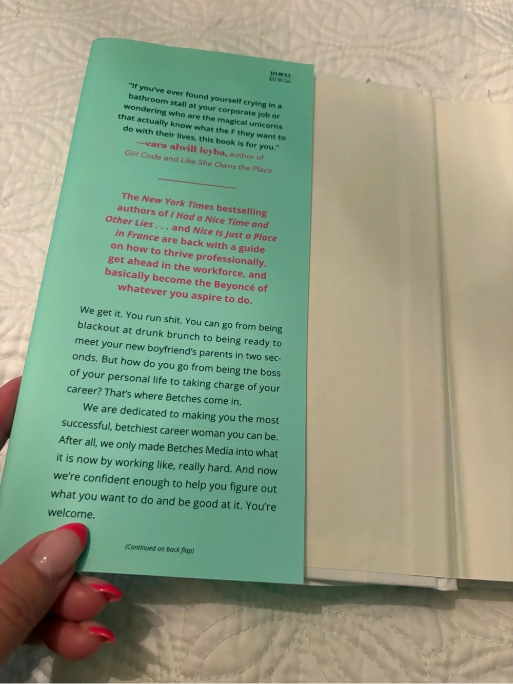 Like New Hardcover “When’s Happy Hour?” Book from betches